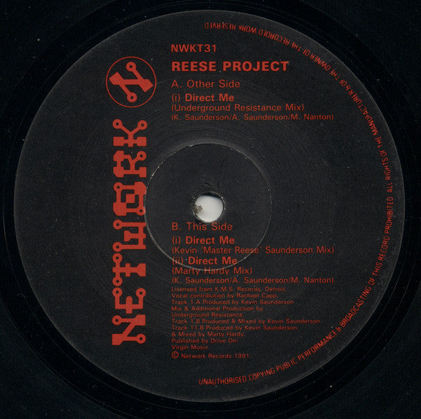 The Reese Project : Direct Me Edition 1 (12")