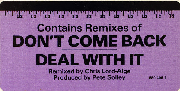 Comateens : Don't Come Back / Deal With It (12", 53 )