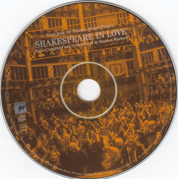 Stephen Warbeck : Shakespeare In Love (Original Motion Picture Soundtrack) (CD, Album)