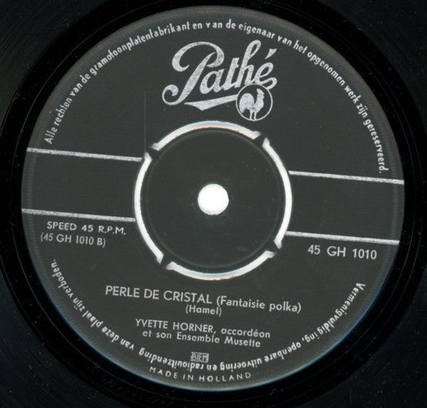 Yvette Horner : Bourrasque (7")