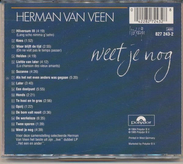 Herman van Veen : Weet Je Nog (CD, Comp)