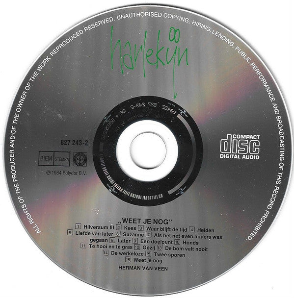 Herman van Veen : Weet Je Nog (CD, Comp)