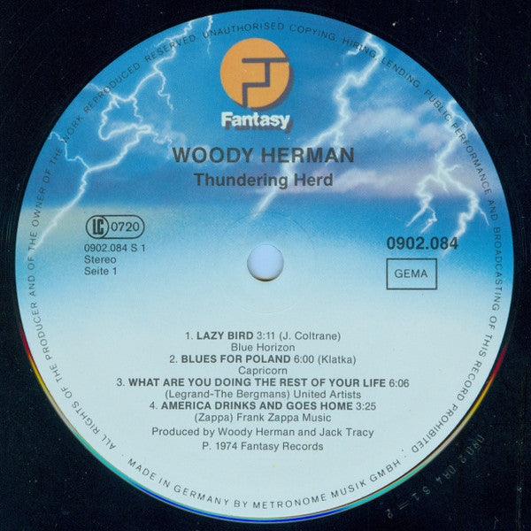 Woody Herman : Thundering Herd (LP, Album)