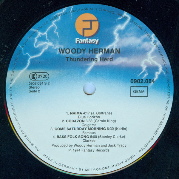 Woody Herman : Thundering Herd (LP, Album)