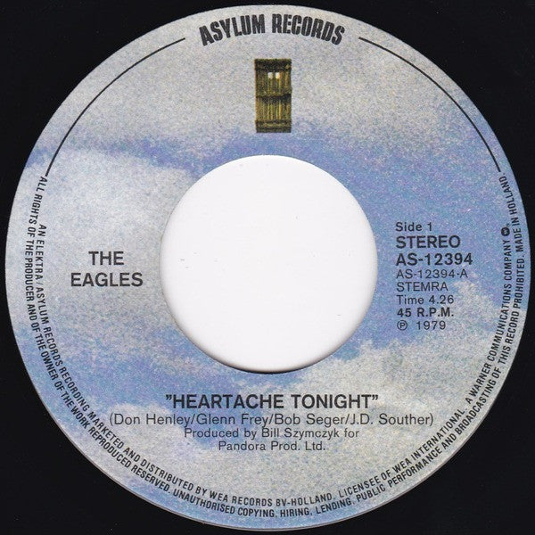 Eagles : Heartache Tonight / Teenage Jail (7", Single)