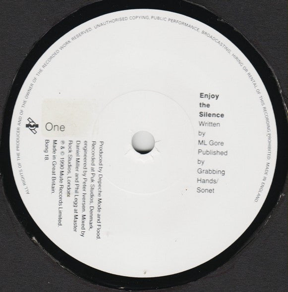 Depeche Mode : Enjoy The Silence (7", Single)