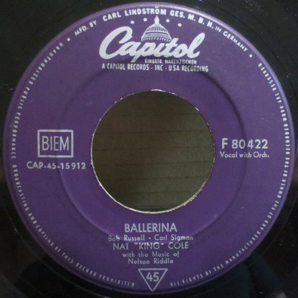 Nat King Cole : When Rock And Roll Come To Trinidad (7")