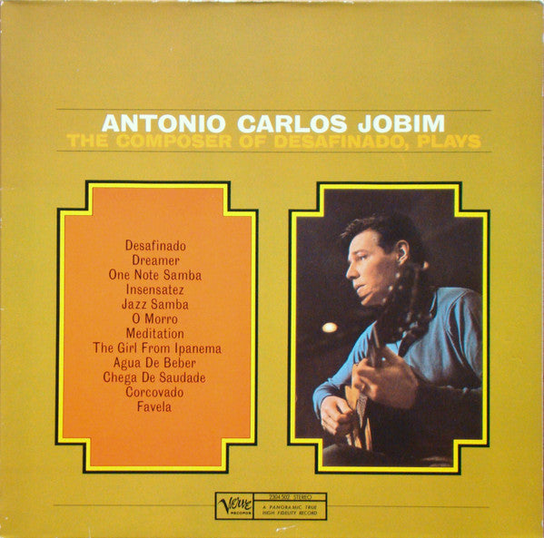 Antonio Carlos Jobim : The Composer Of Desafinado, Plays (LP, Album, RE)