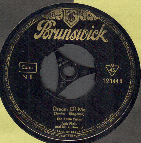 Kalin Twins : Forget Me Not / Dream Of Me (7", Single, Mono)