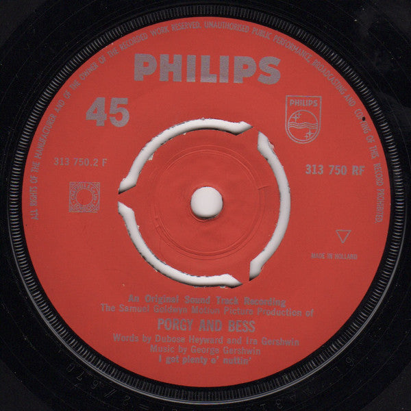 George Gershwin : Porgy And Bess (7")