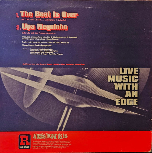 That's How It Is! : The Beat Is Over / Upa Neguinho E.P. (Excursion In Eclectic Music) (12", EP)