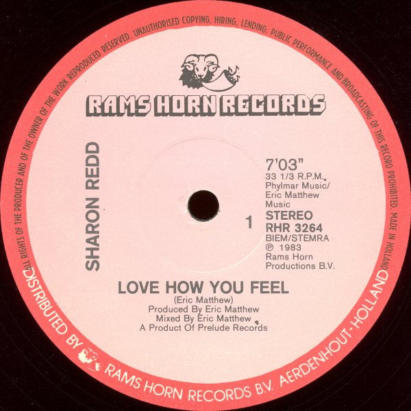 Sharon Redd : Love How You Feel (12", Single)
