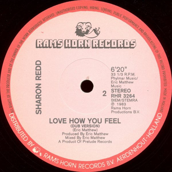 Sharon Redd : Love How You Feel (12", Single)