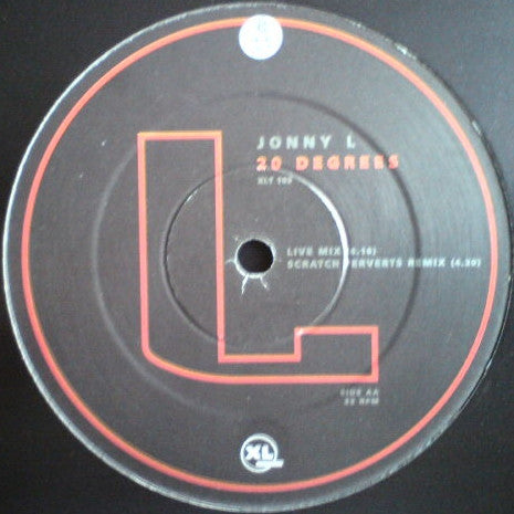 Jonny L Featuring Silver Bullet : 20 Degrees (2x12", Promo)