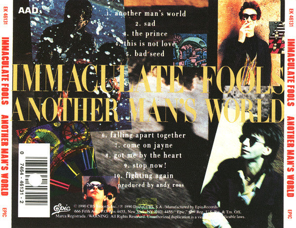 Immaculate Fools : Another Man's World (CD, Album)