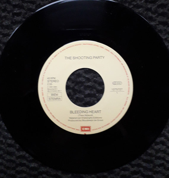 The Shooting Party : Bleeding Heart (7", Single)