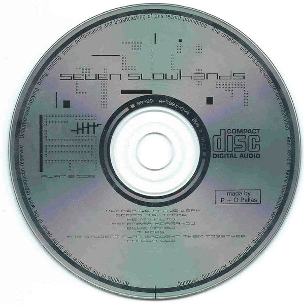 Klaas Ten Holt : Seven Slowhands (CD, Album, Ltd)