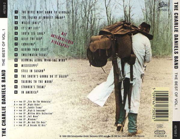 The Charlie Daniels Band : The Best Of - Vol.1 (CD, Comp)