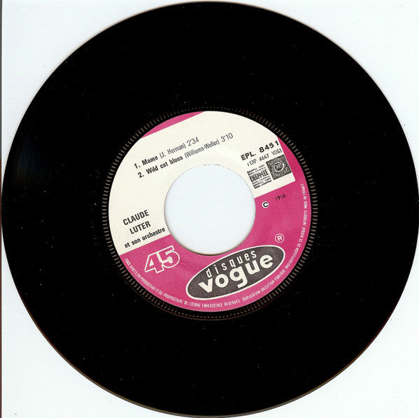 Claude Luter : Mame (7", EP)