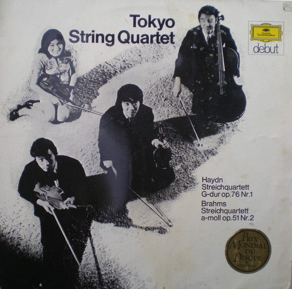 Tokyo String Quartet - Joseph Haydn / Johannes Brahms : Streichquartett G-dur Op. 76 Nr.1 / Streichquartett A-moll Op. 51 Nr. 2 (LP, RP)