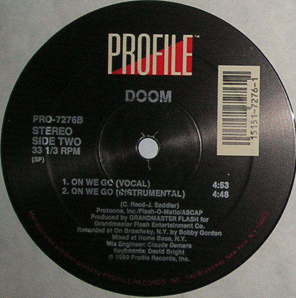 Doom (5) : Shake Your Body Down (12")