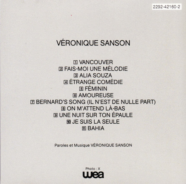 Véronique Sanson : Les Plus Belles Chansons De Véronique Sanson (CD, Comp)
