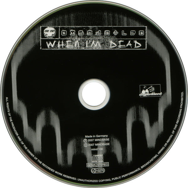 Dismantled : When I'm Dead (CD, Album)