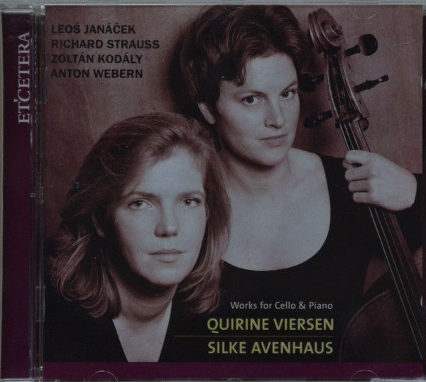 Quirine Viersen / Silke Avenhaus : Works For Cello & Piano (CD, Album)