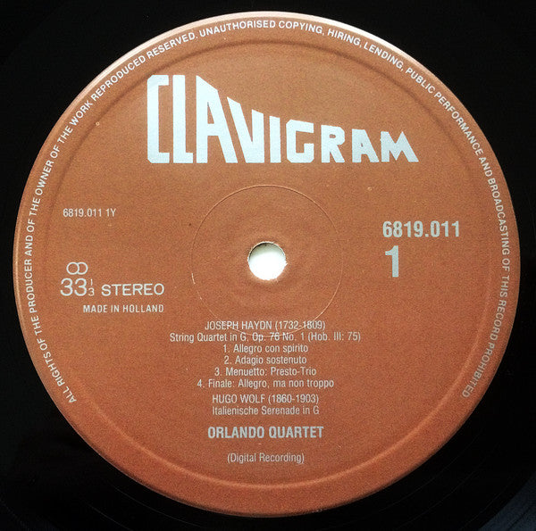 Orlando Quartet - Franz Schubert / Joseph Haydn / Hugo Wolf : String Quartets • Streichquartette (LP, Album)