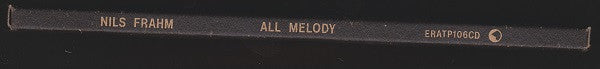 Nils Frahm : All Melody (CD, Album)