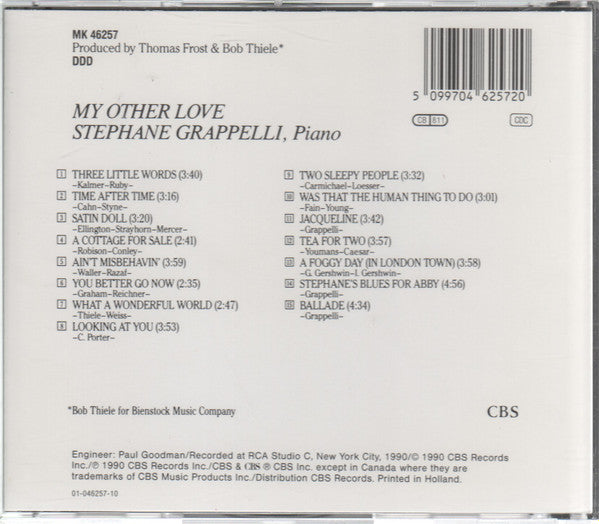 Stéphane Grappelli : My Other Love (CD)
