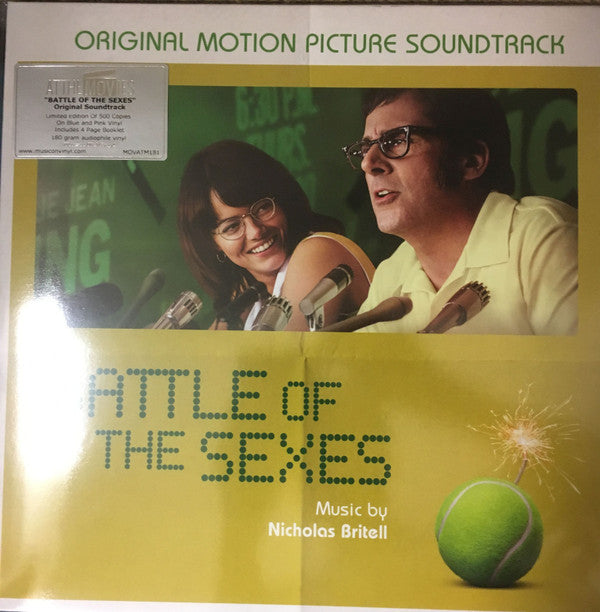 Nicholas Britell : Battle Of The Sexes (Original Motion Picture Soundtrack) (LP, Ltd, Num, Blu + LP, Ltd, Num, Pin)