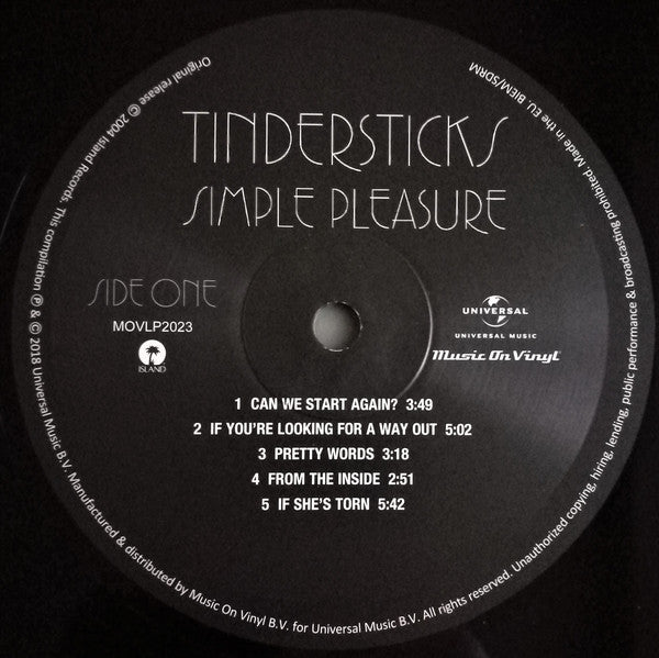 Tindersticks : Simple Pleasure (2xLP, Album, RE, RM, 180)