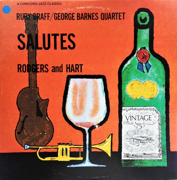 Ruby Braff / George Barnes Quartet : Braff/Barnes Quartet Salutes Rodgers And Hart (LP, Album, RE)