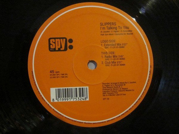 Slippers : I'm Talking To You (12")