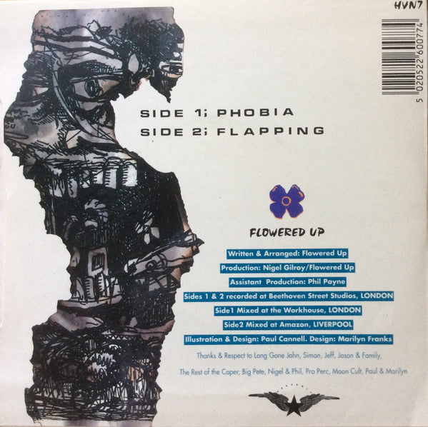Flowered Up : Phobia (7", Single)