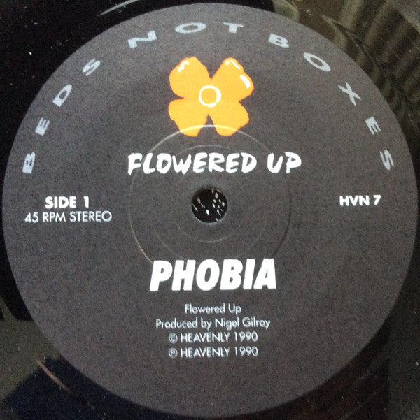 Flowered Up : Phobia (7", Single)