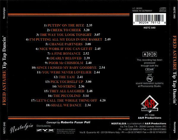 Fred Astaire : Tip Tap Dancin (CD, Comp)