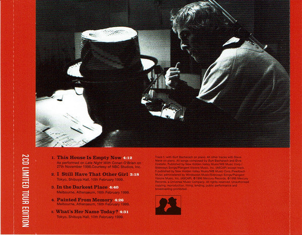 Elvis Costello With Burt Bacharach : Painted From Memory (2CD Limited Tour Edition) (2xCD, Album, Ltd, PMD)