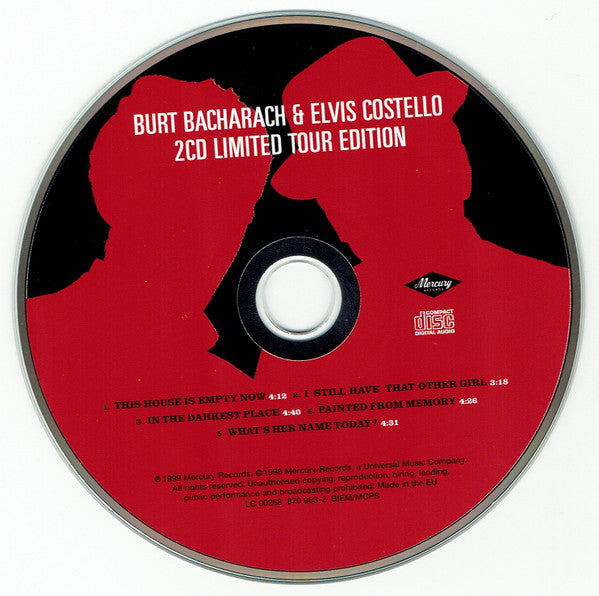 Elvis Costello With Burt Bacharach : Painted From Memory (2CD Limited Tour Edition) (2xCD, Album, Ltd, PMD)