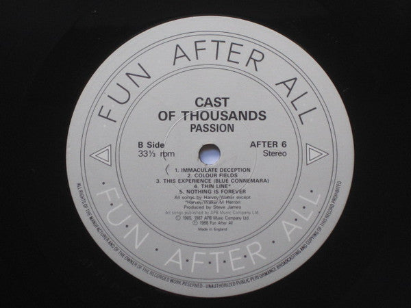 Cast Of Thousands (2) : Passion (LP, Album)