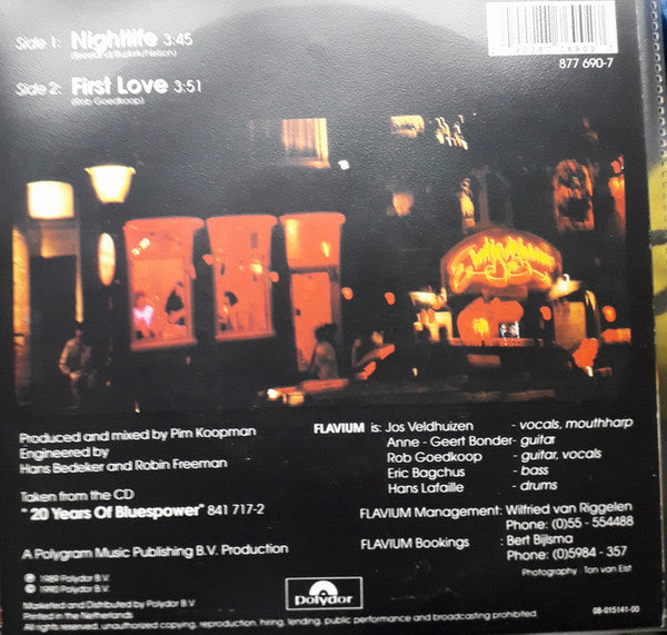 Flavium : Nightlife (7", Single)