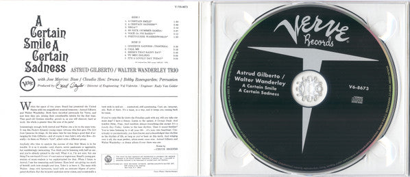 Astrud Gilberto, Walter Wanderley Trio : A Certain Smile A Certain  (CD, Album, RE, RM)