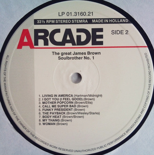 James Brown : Soul Brother Number One (LP, Comp)