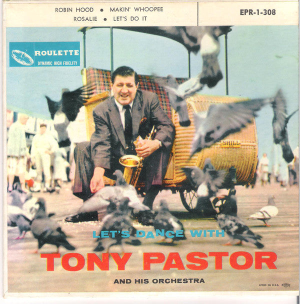 Tony Pastor And His Orchestra : Let's Dance (7", EP)