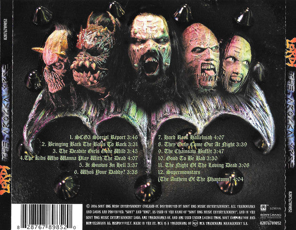 Lordi : The Arockalypse (CD, Album, RP)