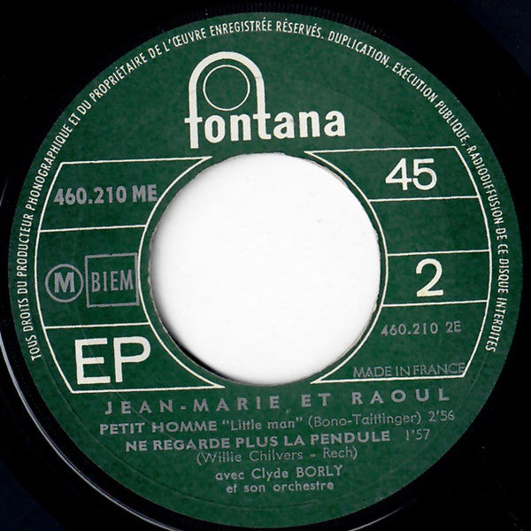 Jean-Marie Et Raoul : Le Sous-Marin Vert (7", EP)