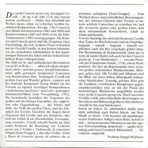 Tomaso Albinoni / Johann Pachelbel / Arcangelo Corelli & Francesco Manfredini / Antonio Vivaldi – Berliner Philharmoniker, Herbert von Karajan : Adagio / Canon & Gigue / Concerti Grossi / Concerti “Alla Rustica” & “L'Amoroso” (CD, Comp, RM)