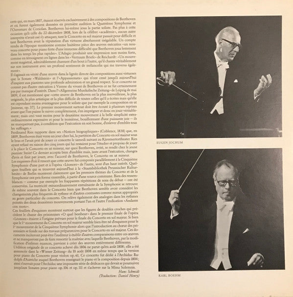 Ludwig van Beethoven - Maurizio Pollini, Wiener Philharmoniker, Eugen Jochum, Karl Böhm : Concertos Pour Piano No 2 & 4 (LP, Album)