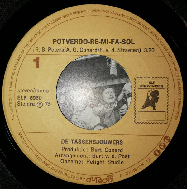 De Tassensjouwers : Potverdo-Re-Mi-Fa-Sol (7", Single)